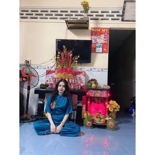 đồ lam đi chùa tay phồng đủ size