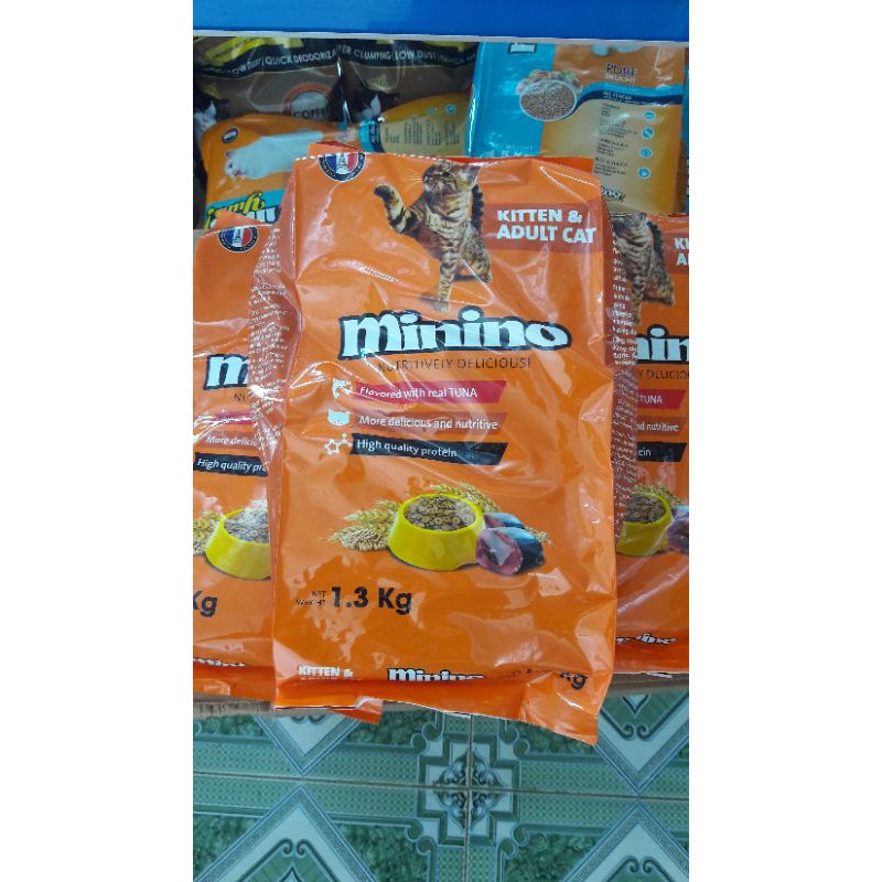 cám hạt minino cho mèo 1.3kg