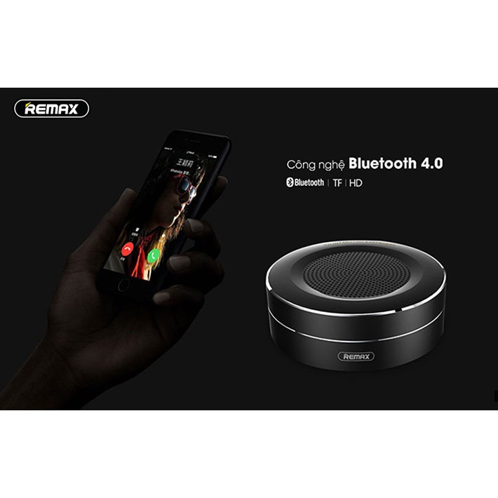 Loa Bluetooth tròn mini  thời trang Remax RB - M13- Pin Trâu