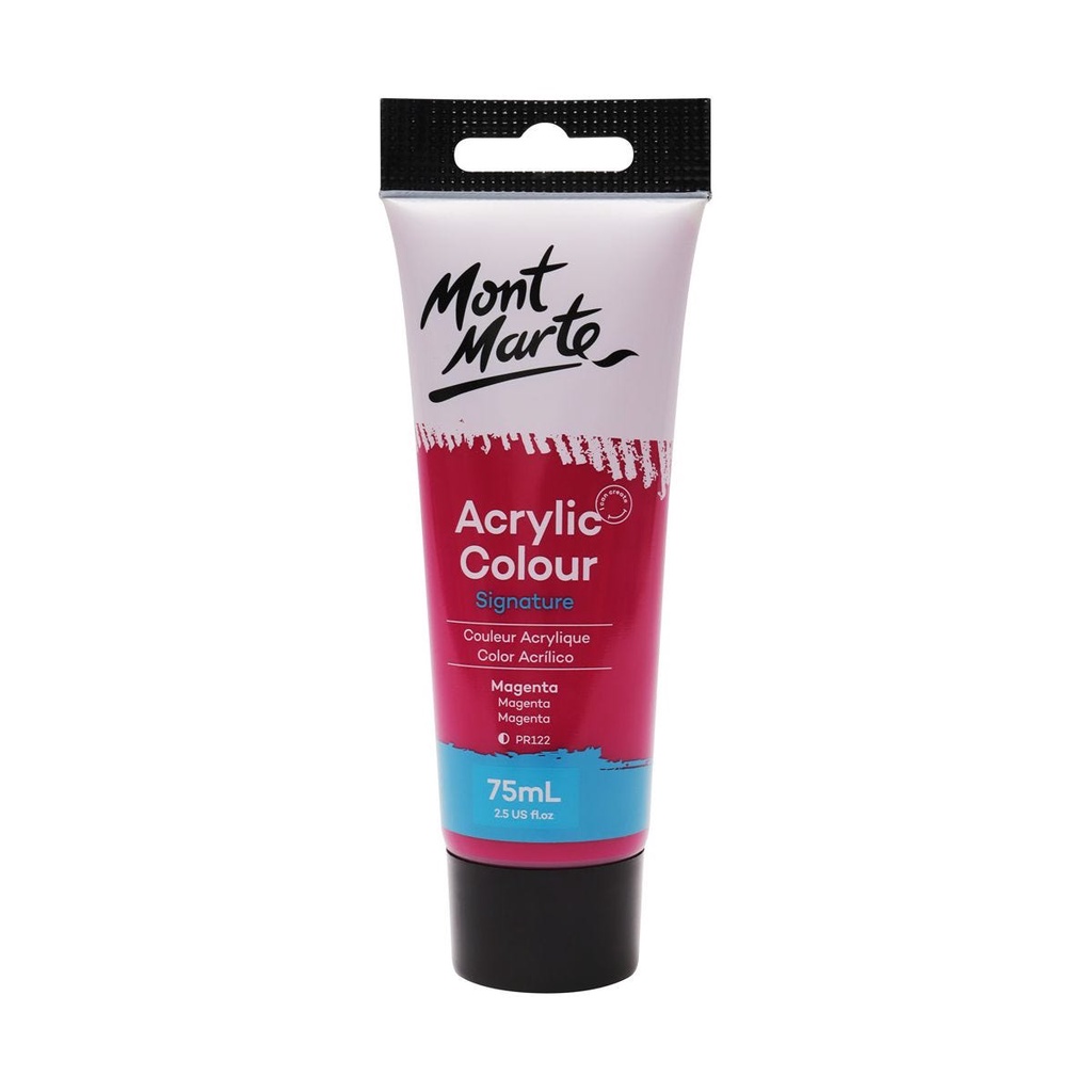 Màu Acrylic Mont Marte 75ml - Magenta - Acrylic Colour Paint Signature 75ml (2.54oz) - MSCH7513