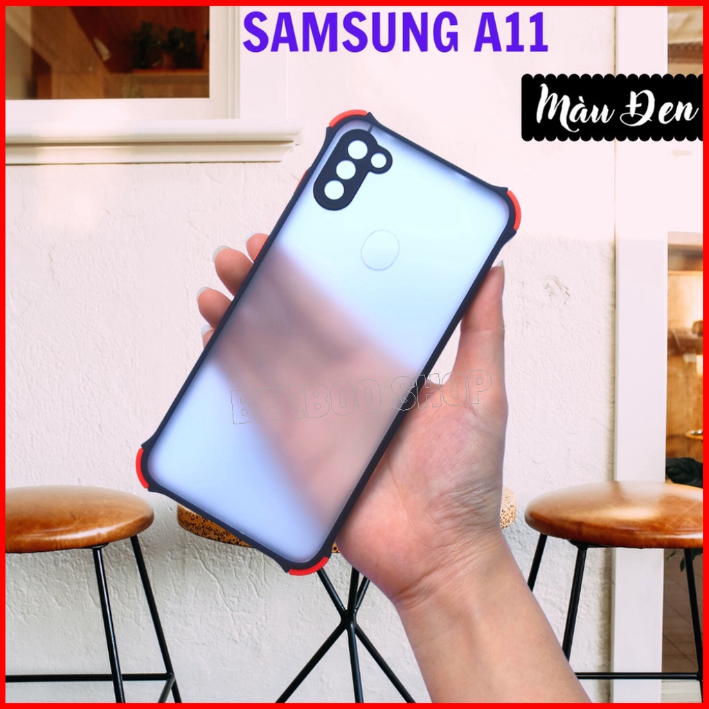 CHỐNG SỐC Ốp lưng Bảo vệ Camera Samsung A02s/ A11/ M51 - Chất liệu Nhám Cao cấp - Chống va đập - Thiết kế sang trọ