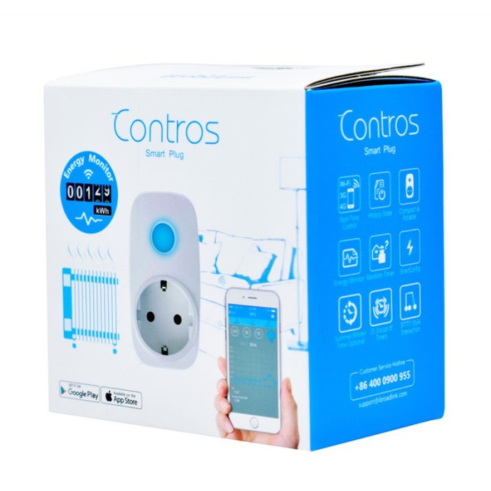 Ổ Cắm Thông Minh Broadlink Wifi Sp3 Hẹn Giờ