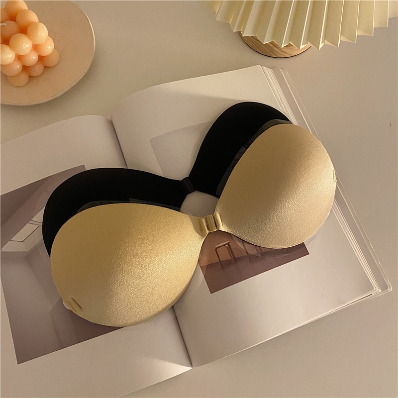 Áo Dán Ngực Bàn Tay Cài Trước Nâng Ngực Tạo Khe Kèm Dây Trong LEON 0127