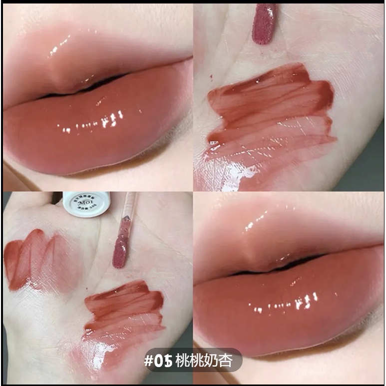 Son Bóng Hellostyle Dạng Lỏng 6 Màu Tùy Chọn Chống Nước Dưỡng Ẩm Tiện Dụng