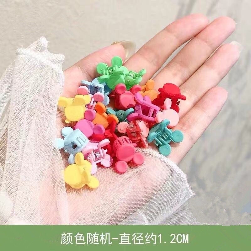 sét 50 kẹp tóc càng cua nhí nhiều màu sắc cho bé gái