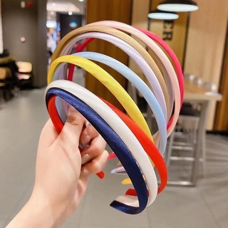 Băng Đô Cài Tóc Vải Satin Mỏng 1cm - 01PCS