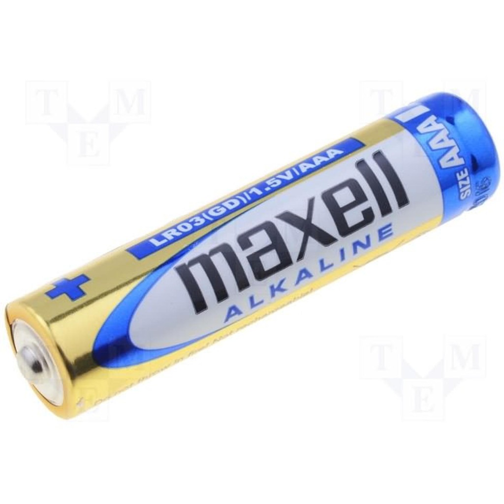 Pin Maxell AAA alkanine LR03 /2B vỉ 2 viên chính hãng