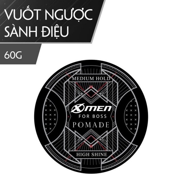 Wax tạo kiểu tóc X-men For Boss Pomade - Vuốt ngược sành điệu 60g