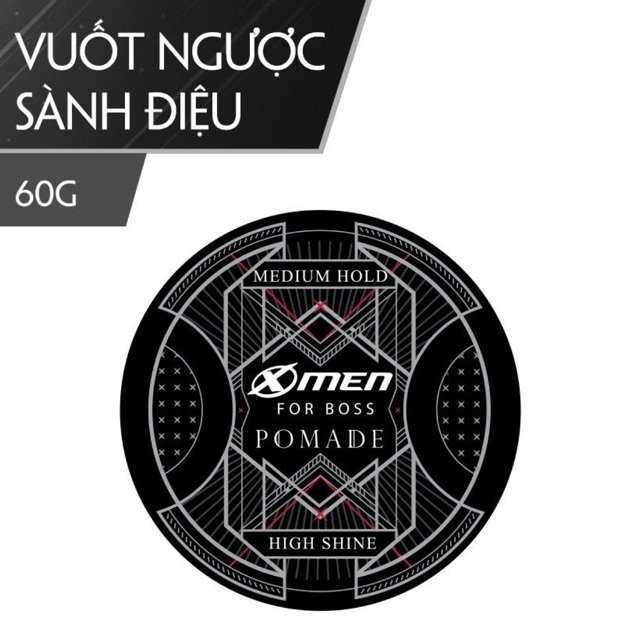 Pomade X-Men For Boss Medium Hold Vuốt ngược sành điệu