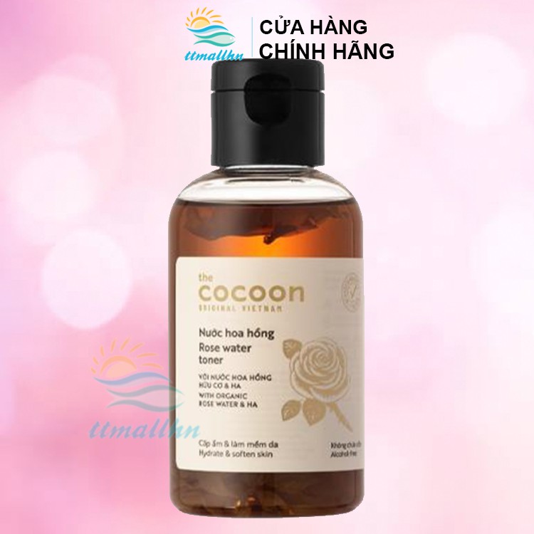 Nước hoa hồng cocoon 140ml Cấp ẩm cho da