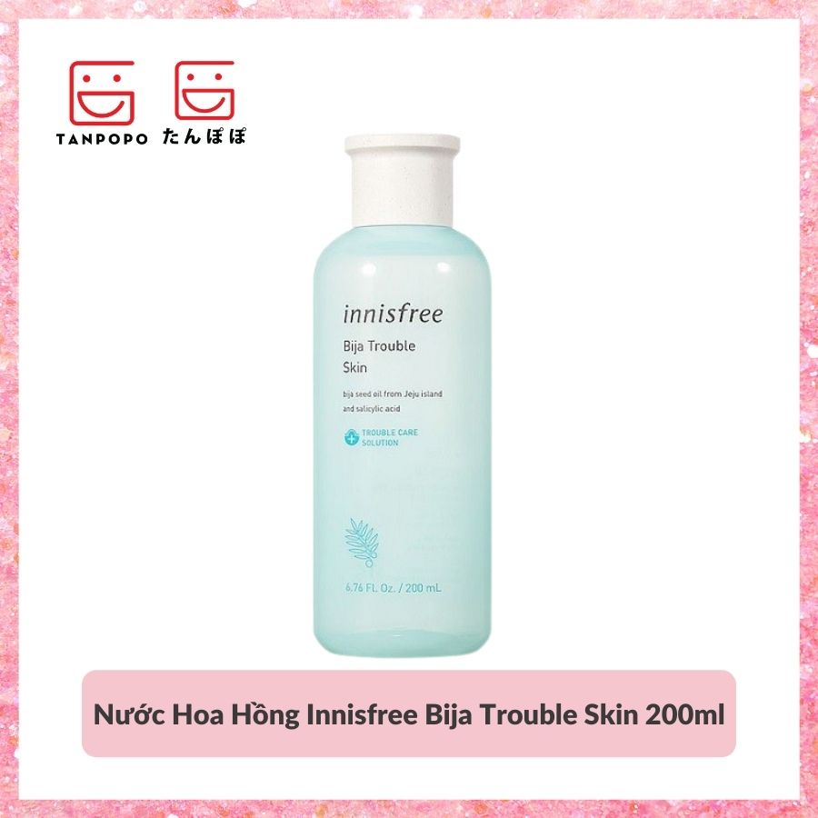 [Có sẵn] [Chính hãng] Nước Hoa Hồng Innisfree Bija Trouble Skin 200ml