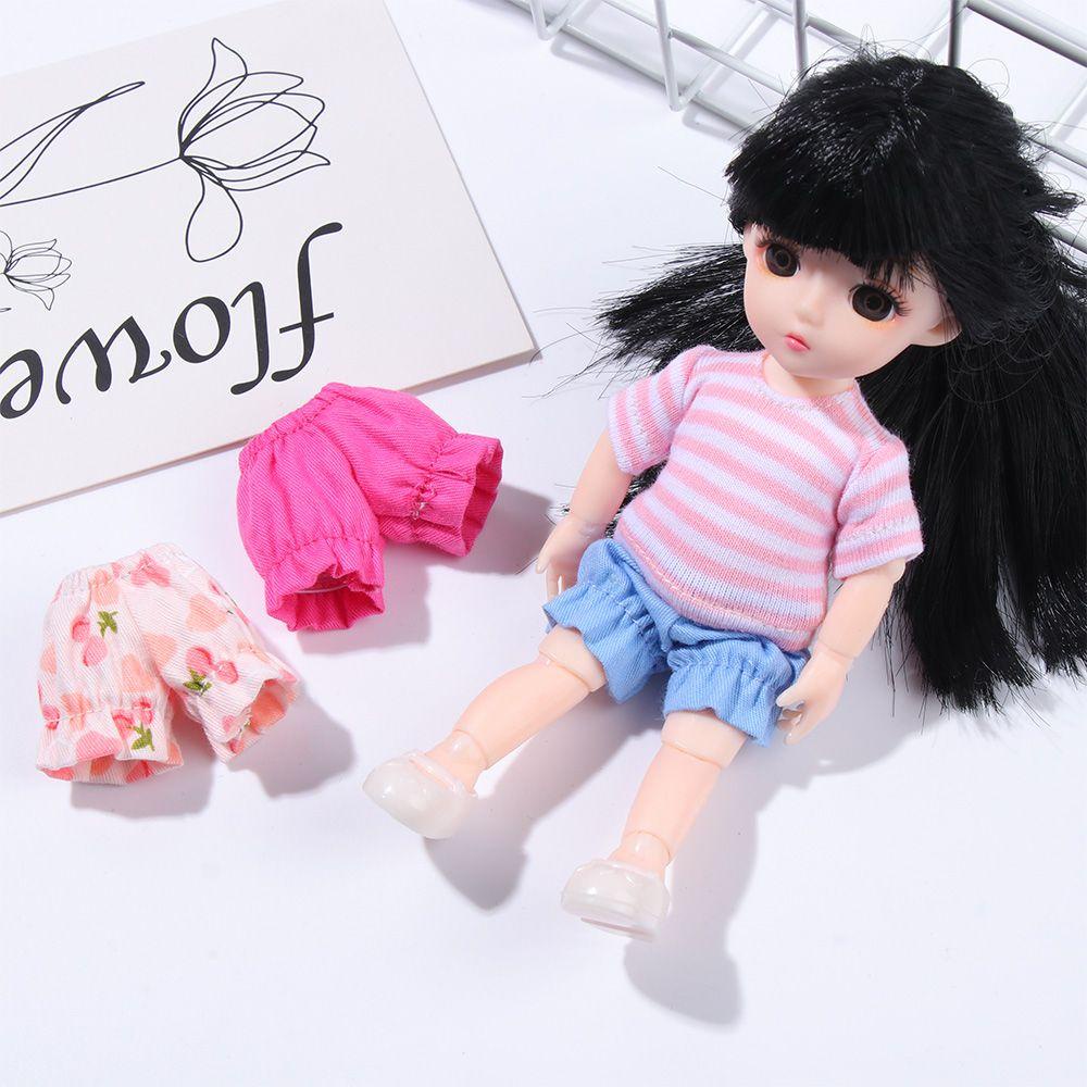RAINBOW Quần Short Jeans Thời Trang Cho Búp Bê Tỉ Lệ 1 / 12