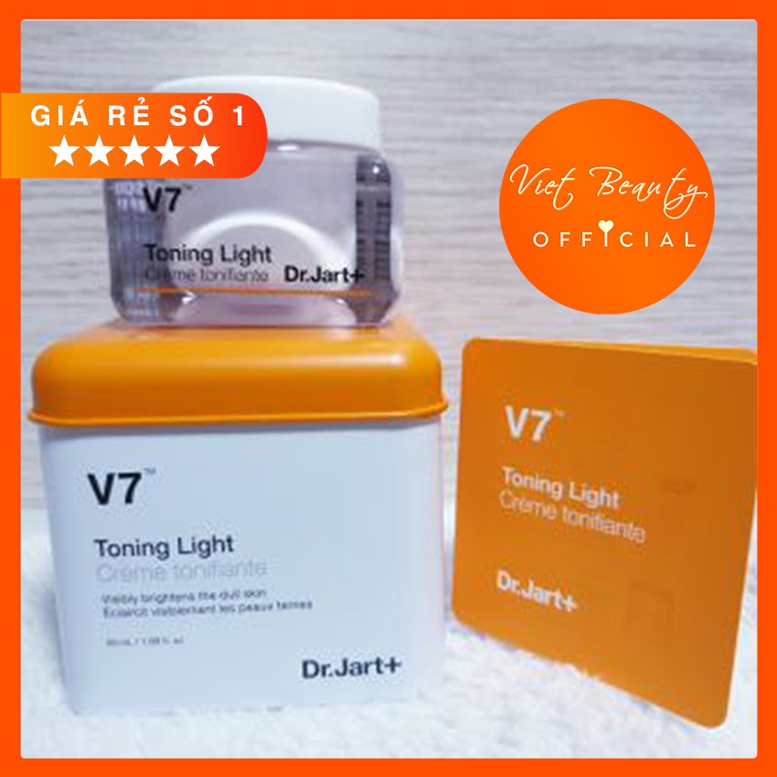 [DATE MỚI NHẤT 2023 ] Kem V7 Toning Light Dr.Jart+ 50ml HÀN QUỐC