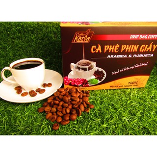 Cà Phê Phin Giấy  Arabica & Robusta Rang Mộc - Nguyên Chất Gu Việt –  hộp 96g (6gói x16g)