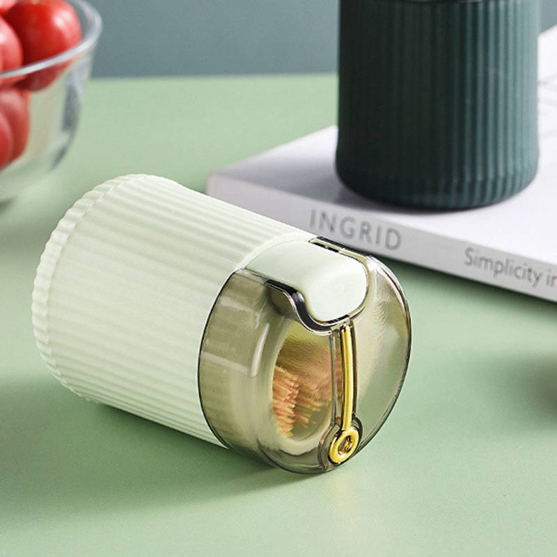 Hộp Đựng Tăm Xỉa Răng Tự Động Dạng Nhấn Tiện Dụng Giá Đỡ