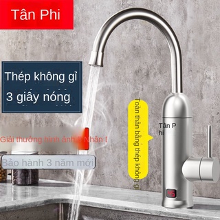 Xinfei 304 vòi nước nóng điện bằng thép không gỉ loại sưởi ấm tức thì loại nhà bếp gia đình nóng và lạnh Máy nước nóng đ