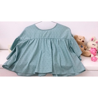áo baby doll xanh