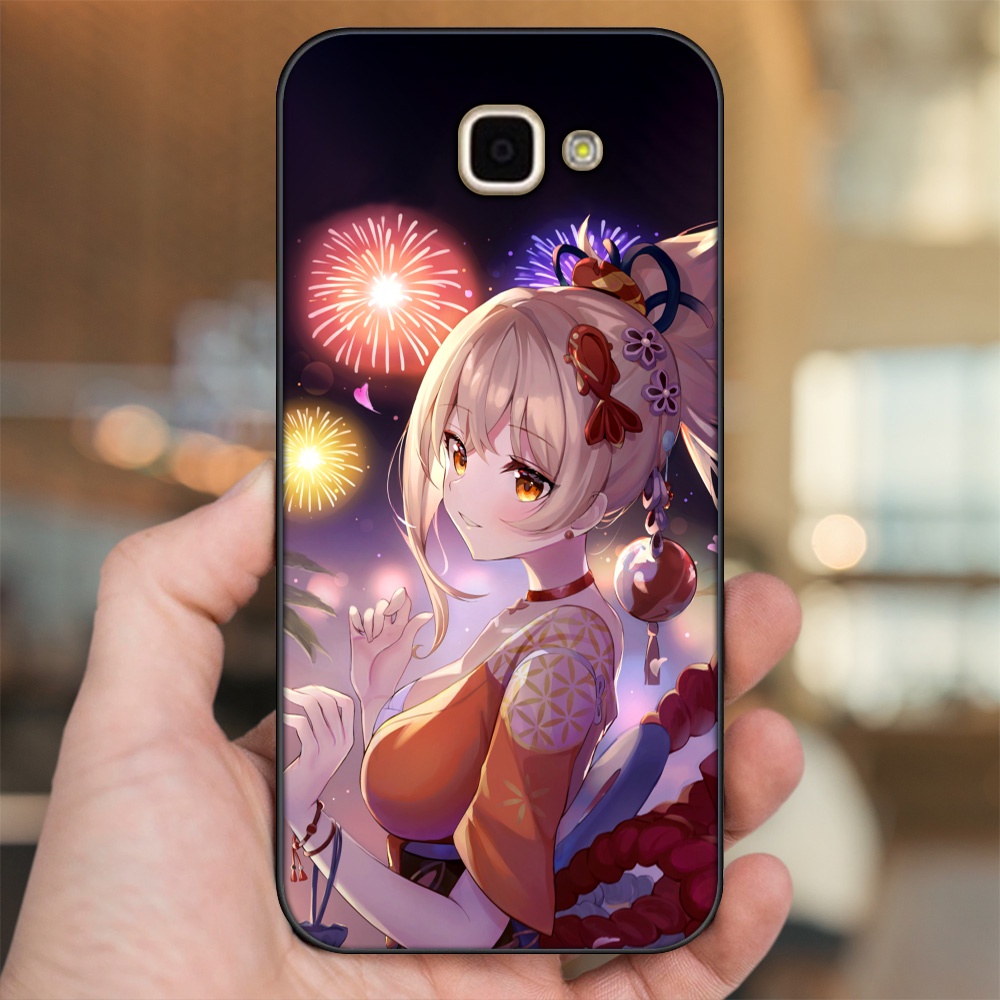 Ốp lưng Samsung A9 Pro viền đen in hình Yoimiya Genshin Impact