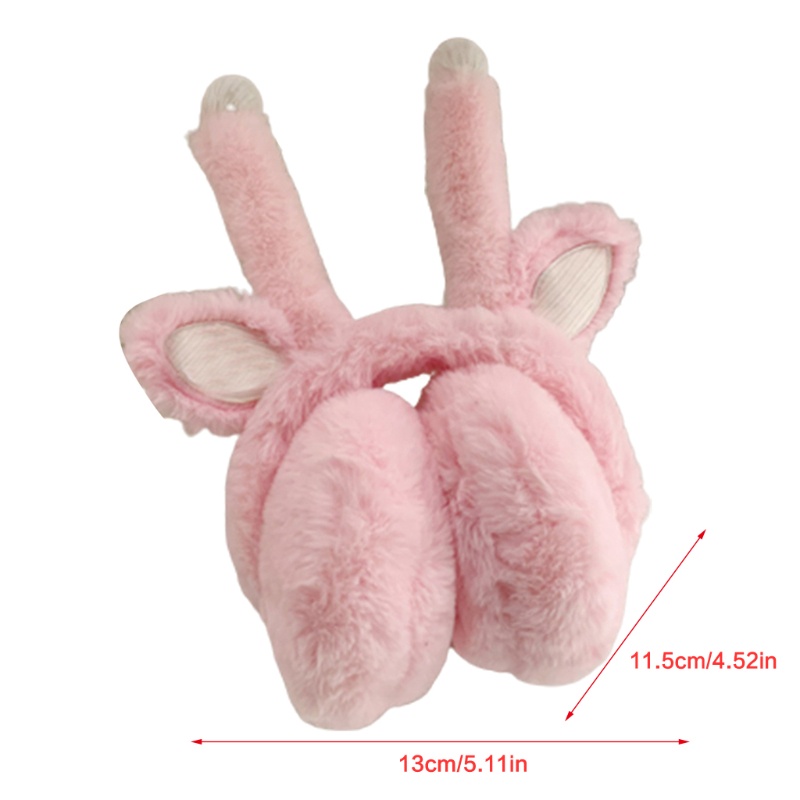 Chụp Tai Giữ Ấm Chống Gió Hình Tai Thỏ Dễ Thương Dùng Trượt Tuyết / Hoạt Động Ngoài Trời Vào Mùa Đông