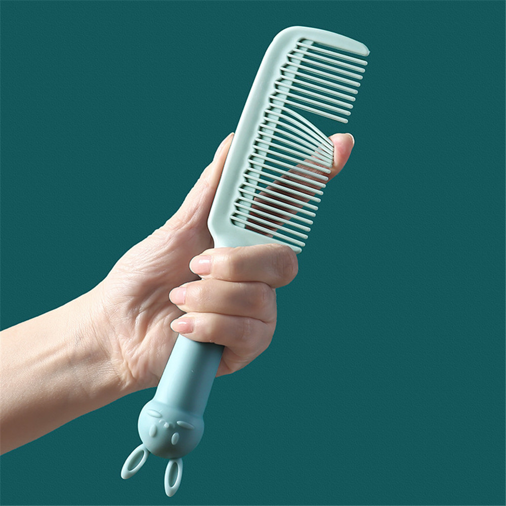 [Hàng mới về] Lược chải tóc xoăn dài chống tĩnh điện thiết kế hình thỏ đáng yêu 3 màu tùy chọn