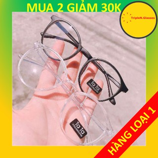 👓Freeship 50k👓Gọng kính cận dẻo R1001 form tròn
