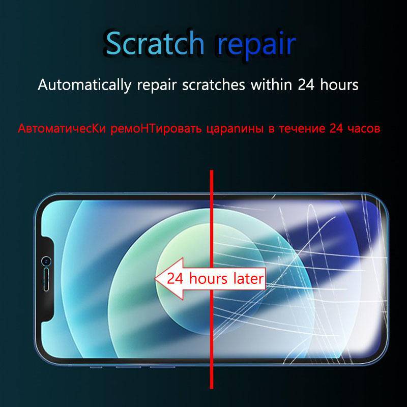 Ốp Điện Thoại Hydrogel Mềm Bảo Vệ Toàn Diện Cho iPhone 13 12 11 Pro Max Mini X XR XS Max 7 8 6 6s Plus SE 2020 2022
