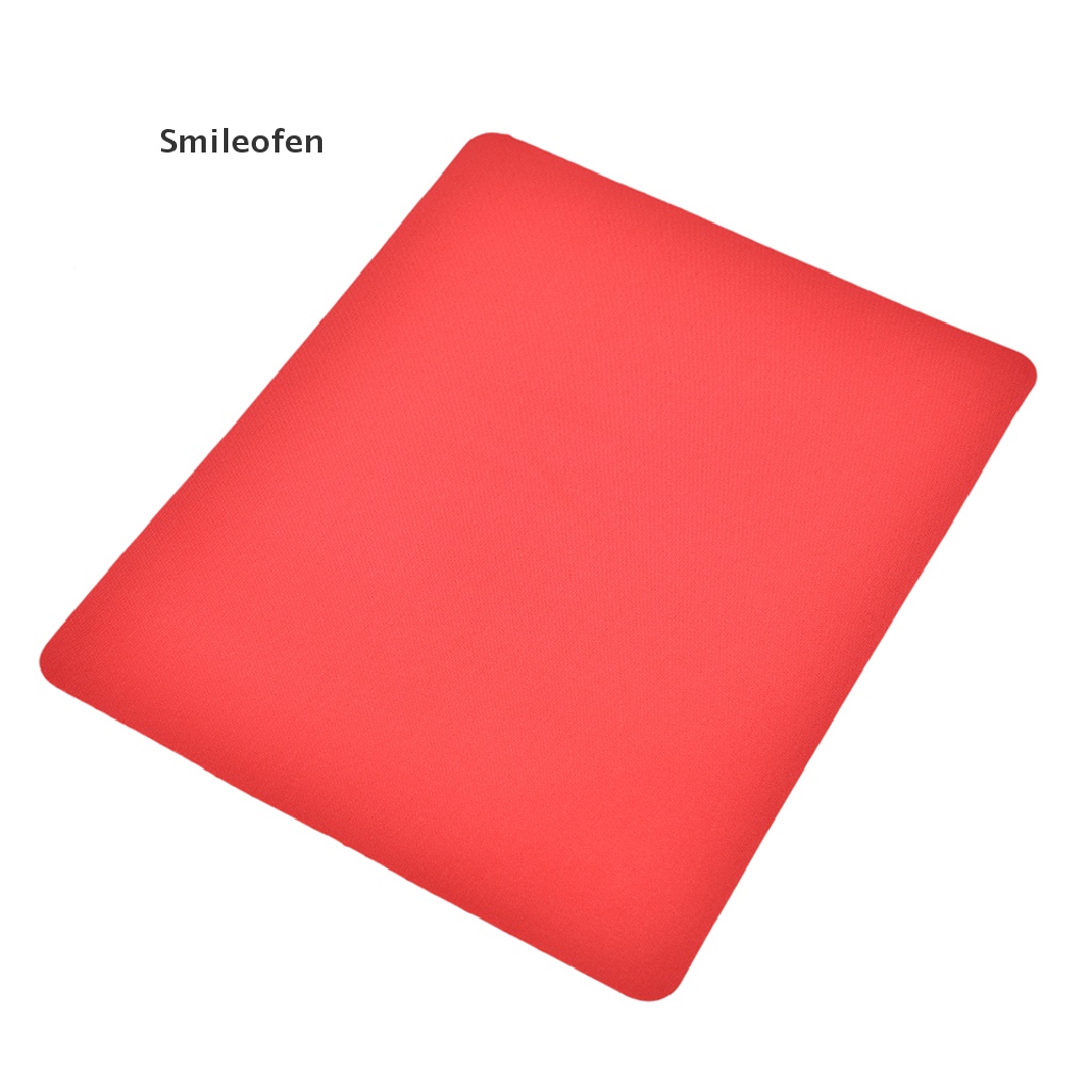 Thảm lót chuột máy tính laptop hình chữ nhật màu trơn chống trượt 21.5X17.5Cm