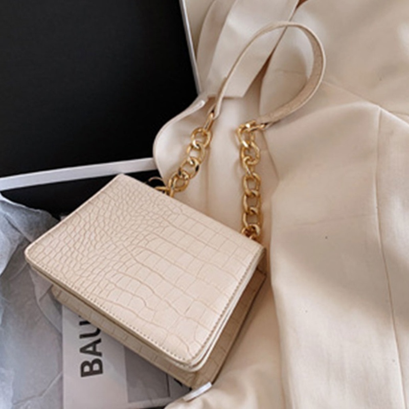 Túi Đeo Chéo Da PU Hình Vuông Nhỏ Thời Trang Dành Cho Nữ