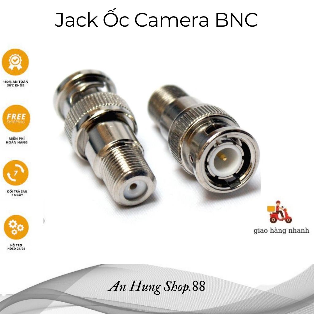 Đầu Jack BNC Camera Và Đầu Jack Dàn Anten Với Tivi , Đầu KTS (Jack RF /Jack TV 9.5 /Jack anten (ăngten))