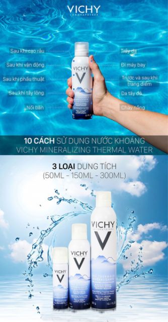 Xịt Khoáng Dưỡng Da Vichy Eau Thermale Mineralisante 50ml | BigBuy360 - bigbuy360.vn