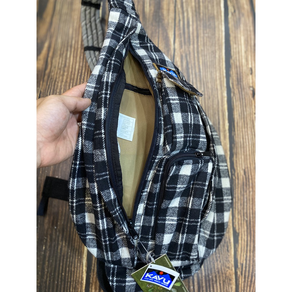 Balo Kavu Plaid Rope Bag