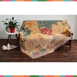 [Hàng loại A] Thảm Vintage, Thảm Thổ Cẩm, Thảm Trải Sàn, Khăn Phủ Sofa 230 x 180cm chất lượng cao