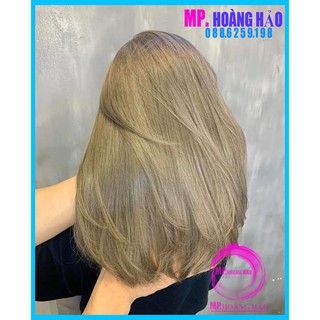 [CAITU5711]  Màu Nhuôm Tóc Caitu Màu Nâu Rêu Khói + Trợ Oxi Và Găng Tay