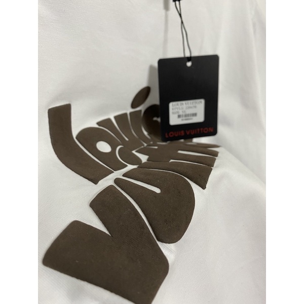 Áo Phông Thun Nam in Gấu 3D LV ngắn tay, chất cotton kiểu dáng năng động