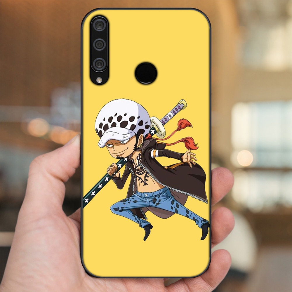 Ốp lưng Huawei Y6P viền đen in hình Law One Piece
