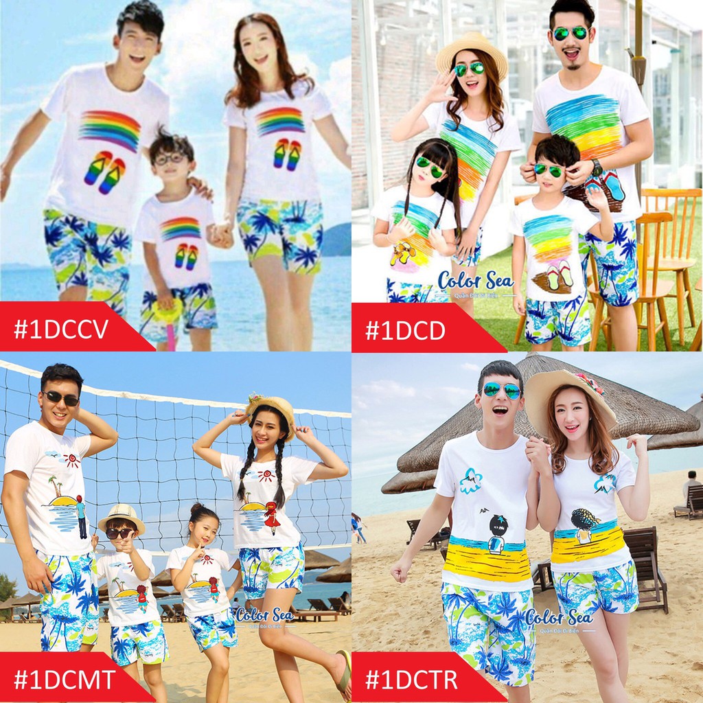 Quần đi biển cây dừa nam nữ, bigsize và trẻ em | BigBuy360 - bigbuy360.vn