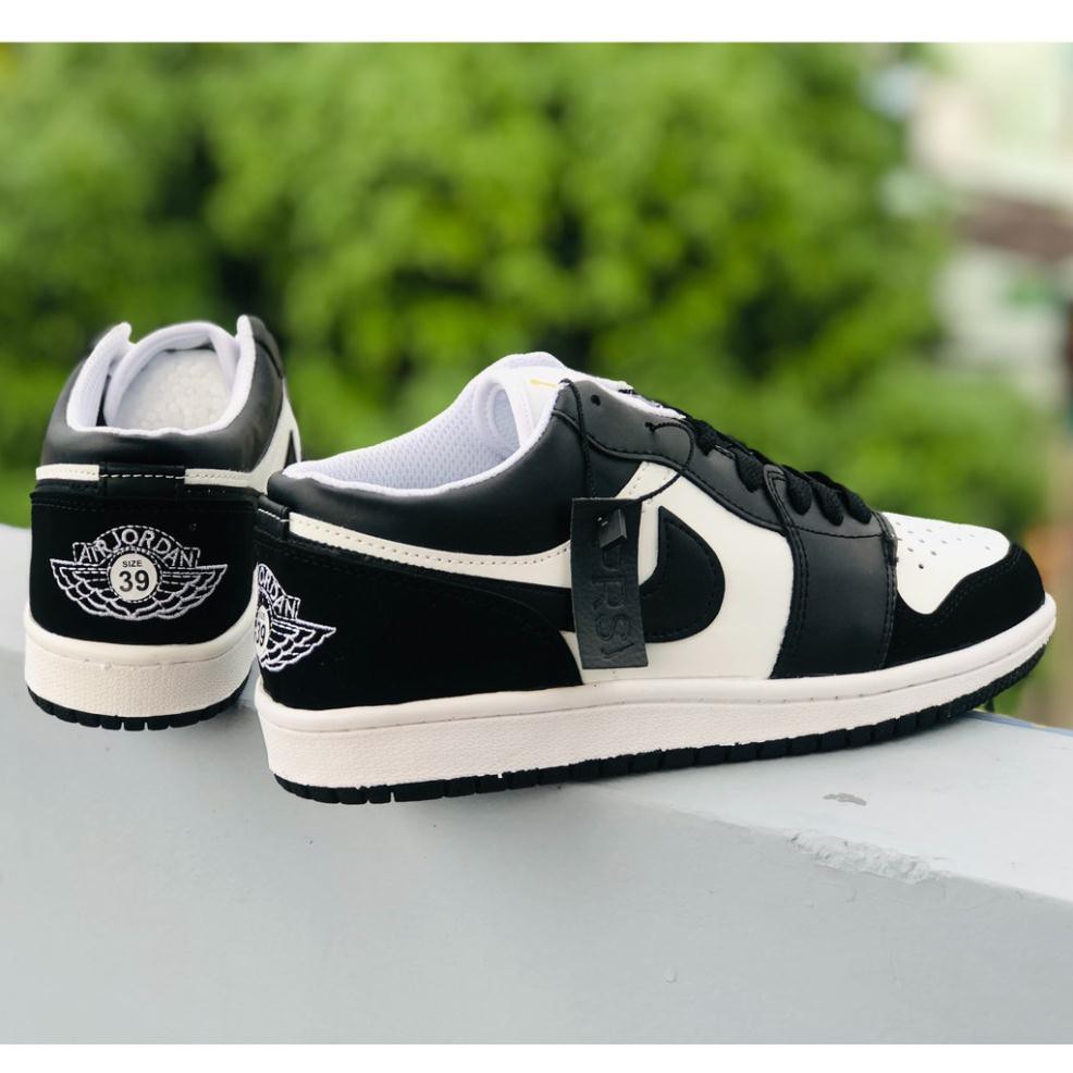 Giày jordan cổ thấp đen trắng🏆 Hàng Hot🏆 JD 1 Mid / size 36-43 | BigBuy360 - bigbuy360.vn