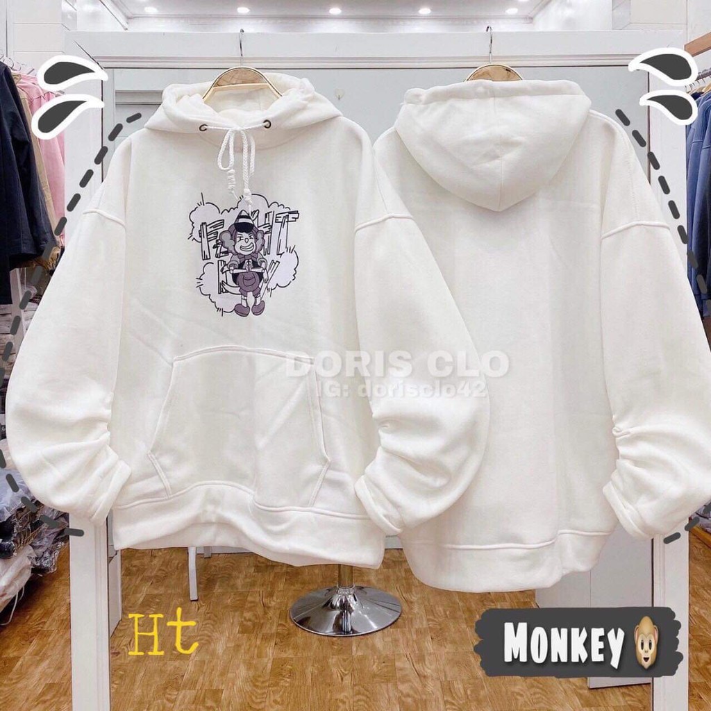 Áo hoodie khói Monkey HTH1220