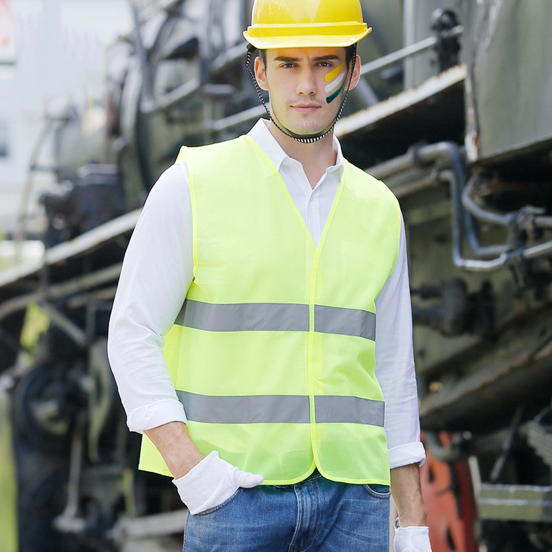 Áo Lưới Bảo Hộ Phản Quang Xanh Cao Cấp