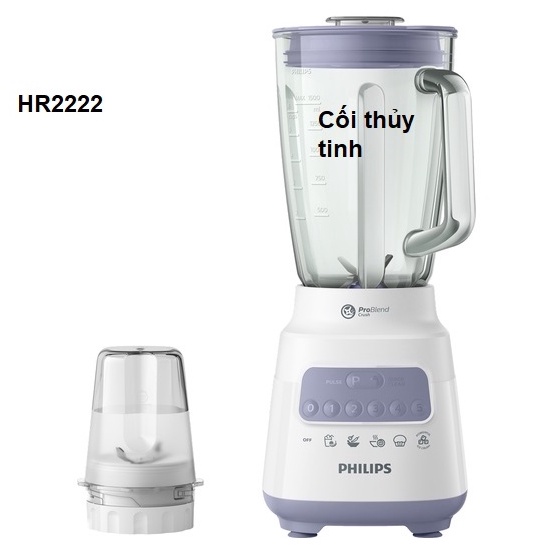 [Bảo hành 24 tháng] Máy xay sinh tố Philips HR2221 | HR2222 | HR2223 - Đẹp, Bền