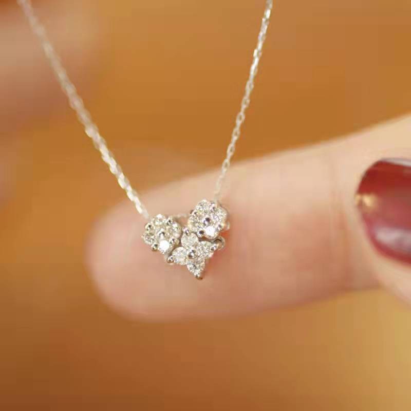 Dây chuyền titan basic trái tim đeo được 2 kiểu , mạ vàng 14k  [  KHÔNG ĐEN GỈ ]   Her Accessories CT10