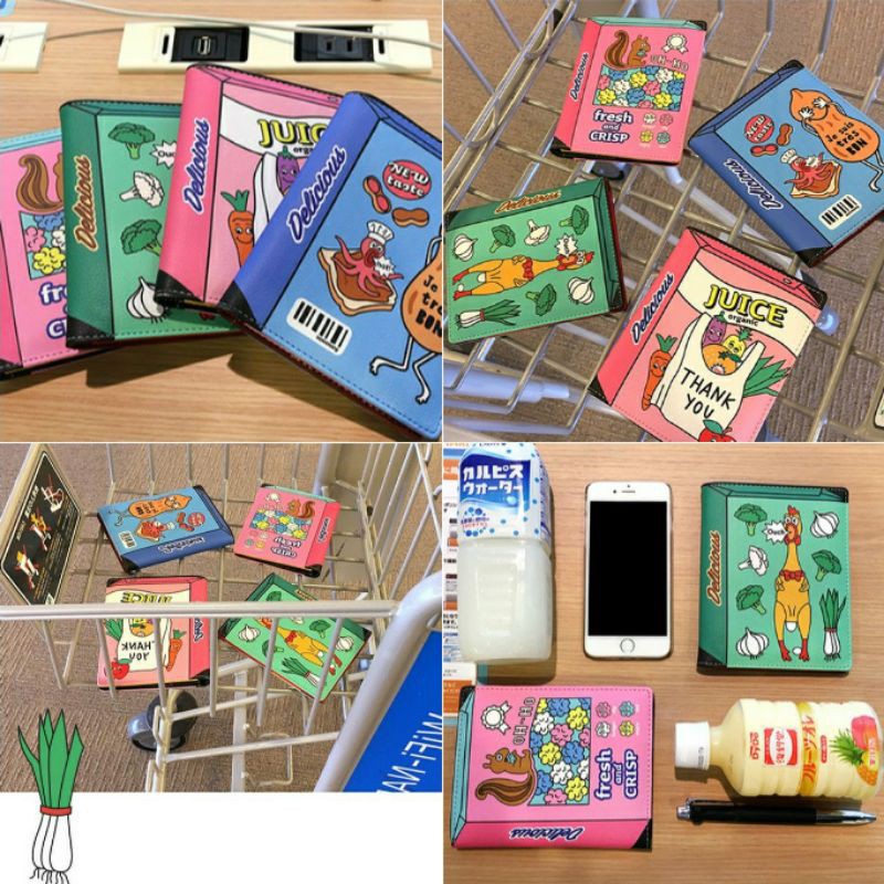 Bao đựng passport hộ chiếu da PU Bentoy fresh market collection