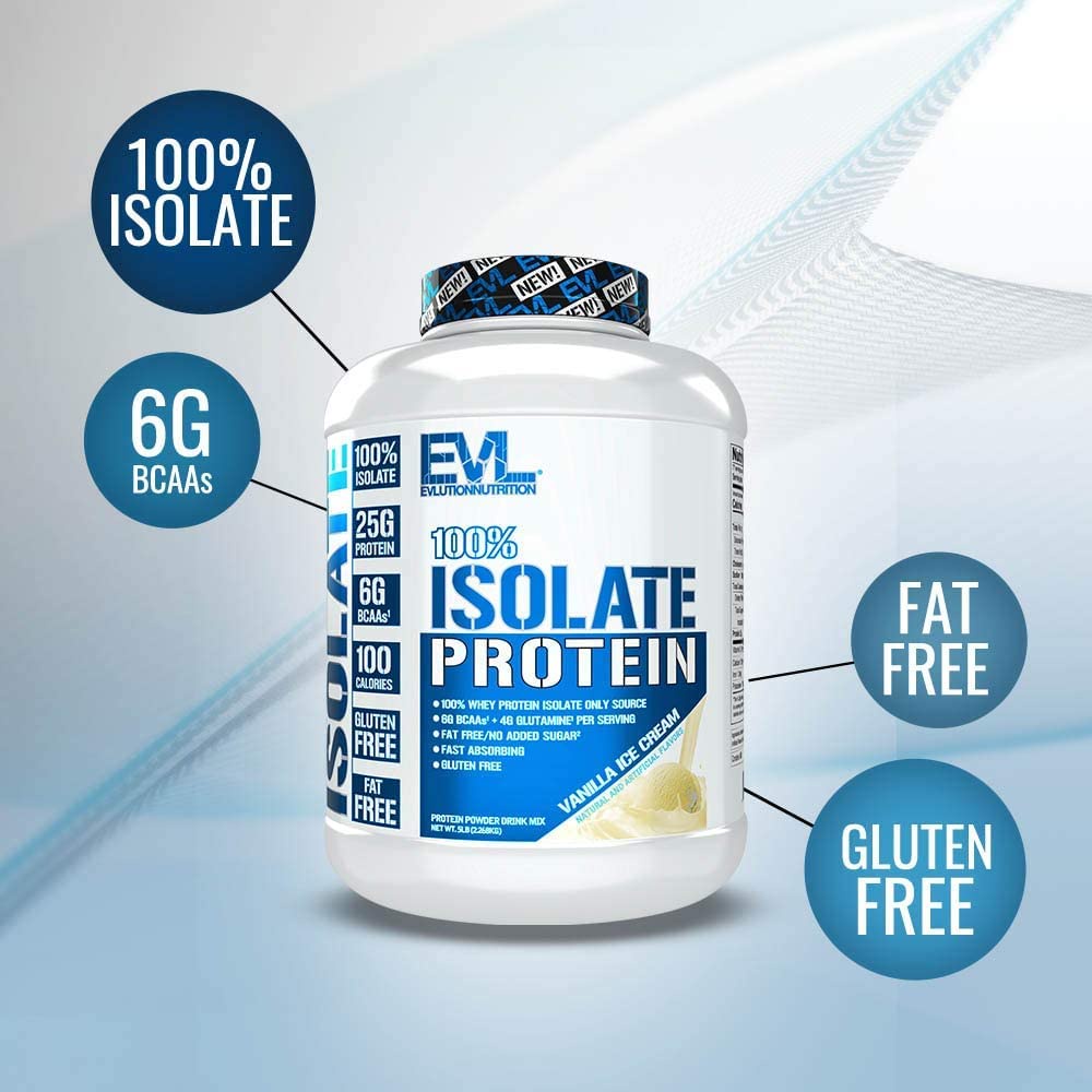 Whey isolate 100% Tăng Cơ Nạc Không lên Mỡ EVL Whey Protein Isolate