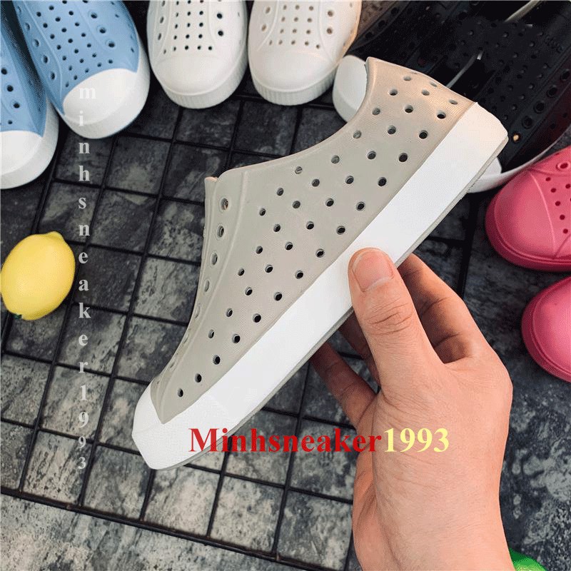 (TẶNG BOX+ GIÁ SỈ) Giày Native Nam Nữ Siêu Nhẹ Giày Lười Cao Cấp