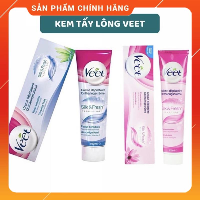 Kem tẩy lông veet 100ml hàng nội địa pháp. msp80764