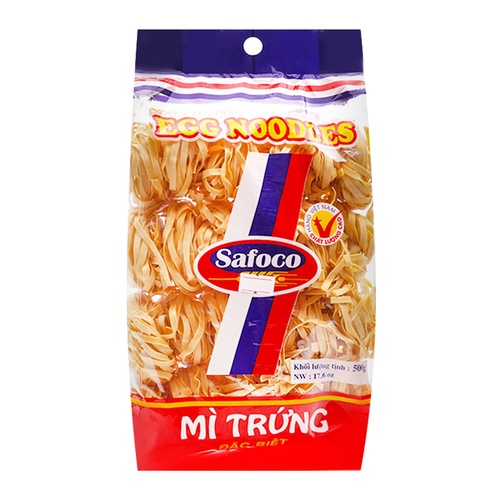Mì Trứng Sợi Lớn Safoco 500G