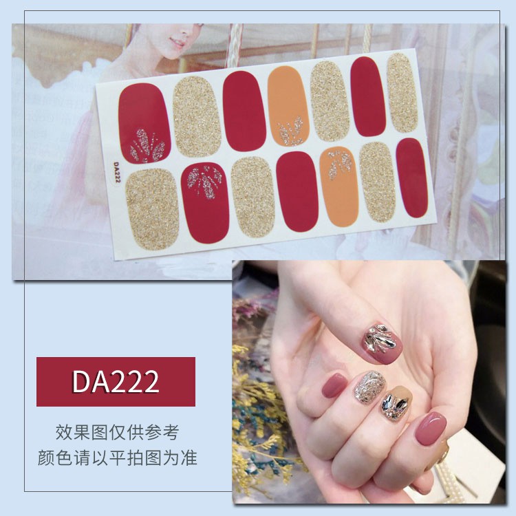 Bộ sticker dán móng tay trang trí 3D DA200-DA239