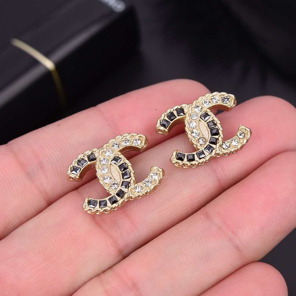 Khuyên tai đính đá thời trang cao cấp cho nữ