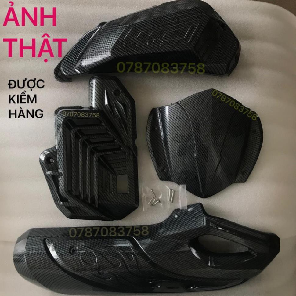 Ốp xe SH 2020 carbon - tuỳ chọn 9 MÓN .Hàng loại 1
