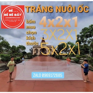 Tráng lưới 3x2x1 4x2x1 nuôi ốc , tôm , cá , ếch , lươn...